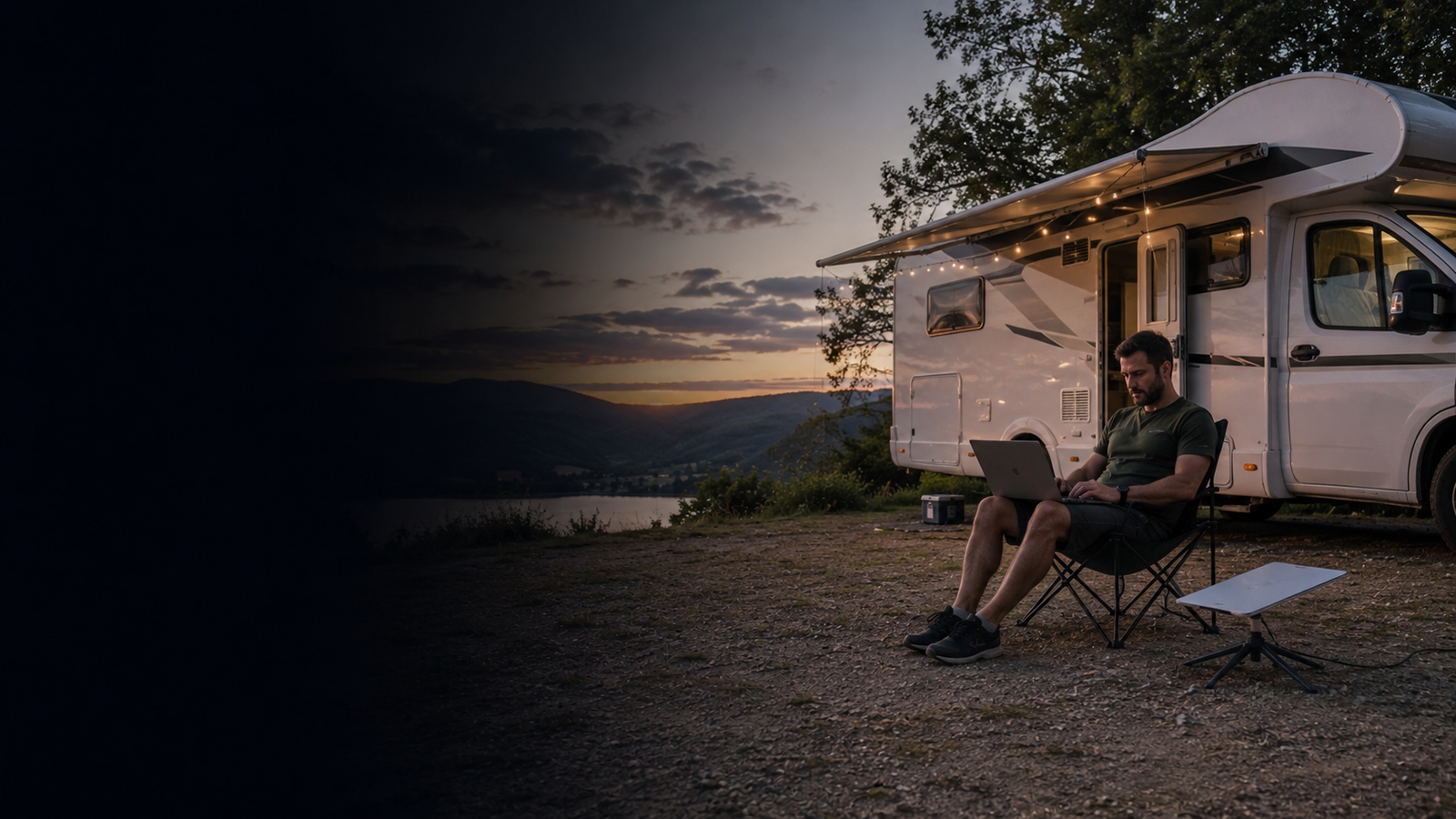 Motorhome em viagem